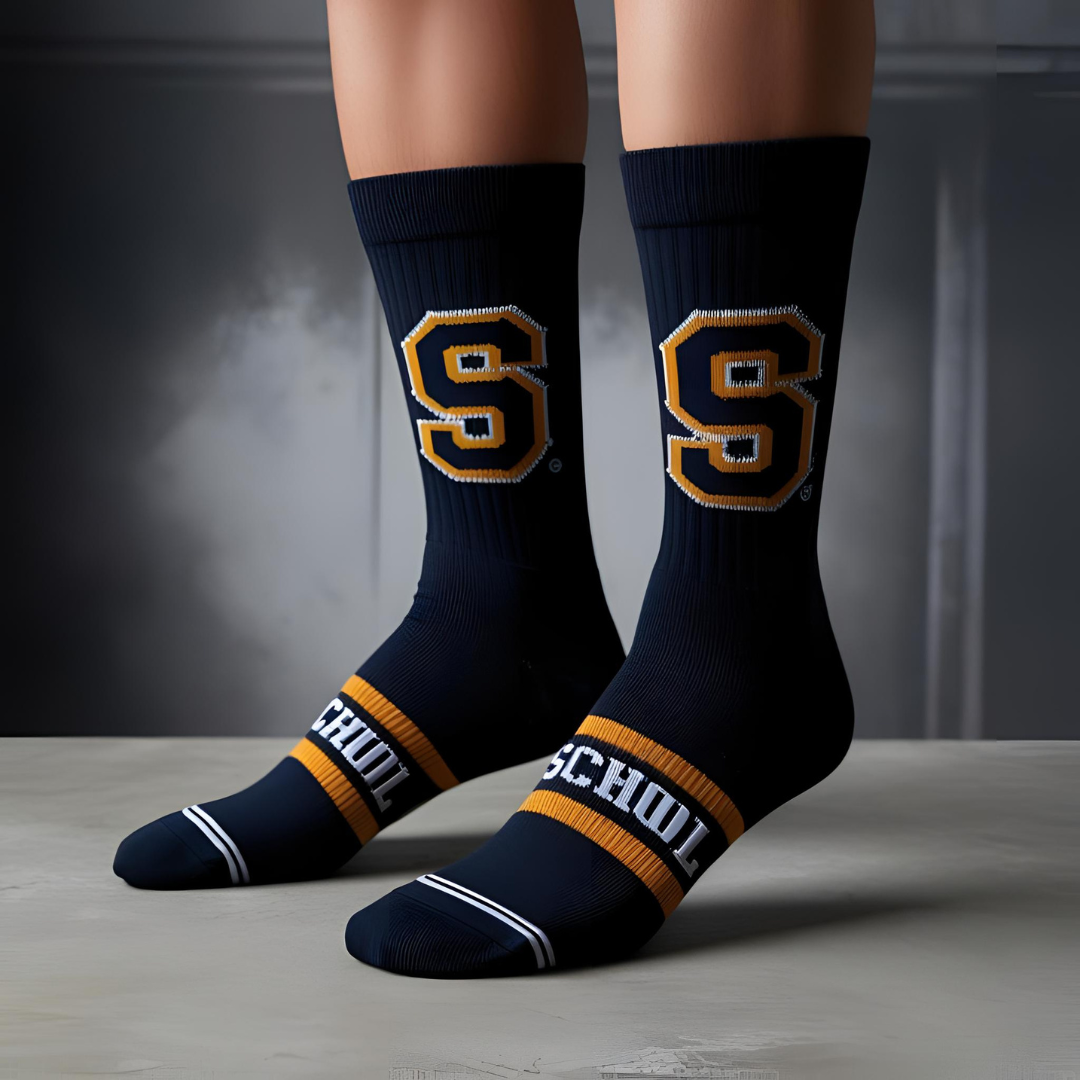 School Logo on Socks